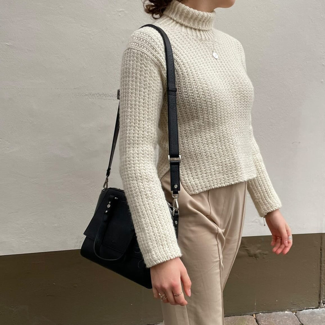 Easy Evening Sweater (Turtleneck Edition) L