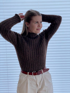 Easy Wide Rib Sweater Kit L