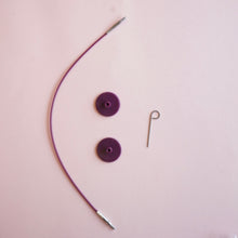 Indlæs billede til gallerivisning Enkelt wire til udskiftelige rundpindesæt (Drops og KnitPro)
