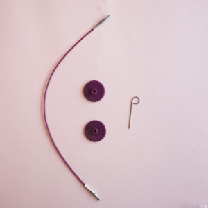 Enkelt wire til udskiftelige rundpindesæt (Drops og KnitPro)